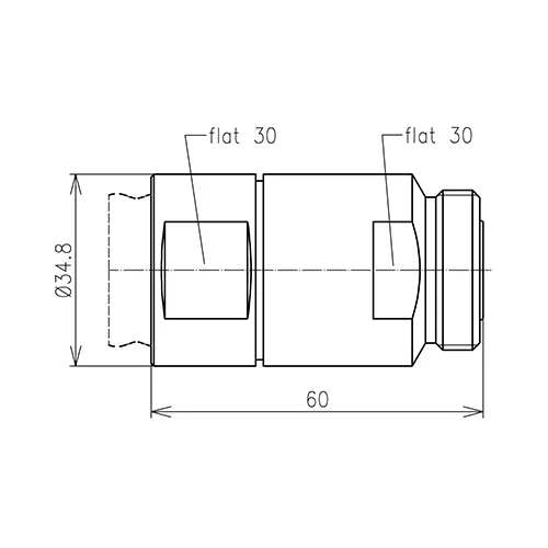 716 CONECTOR HEMBRA LF 7/8"50 CAF® ANILLO T&OACUTE;RICO
