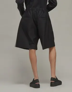 ADIDAS PANTALóN CORTO REFINED WOOL TAILORED Y3 3 BANDAS