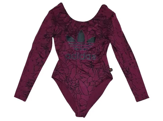 Adidas Tops Negro Púrpura 