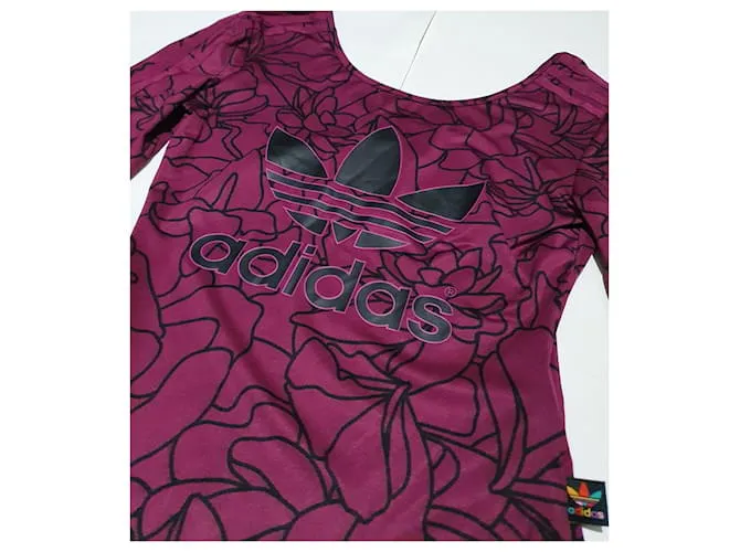 Adidas Tops Negro Púrpura 