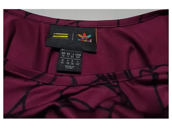 Adidas Tops Negro Púrpura 