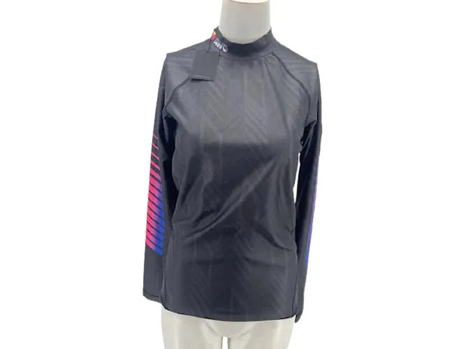 ALEXANDER WANG Tops Camiseta.Poliéster XS Internacional Negro 
