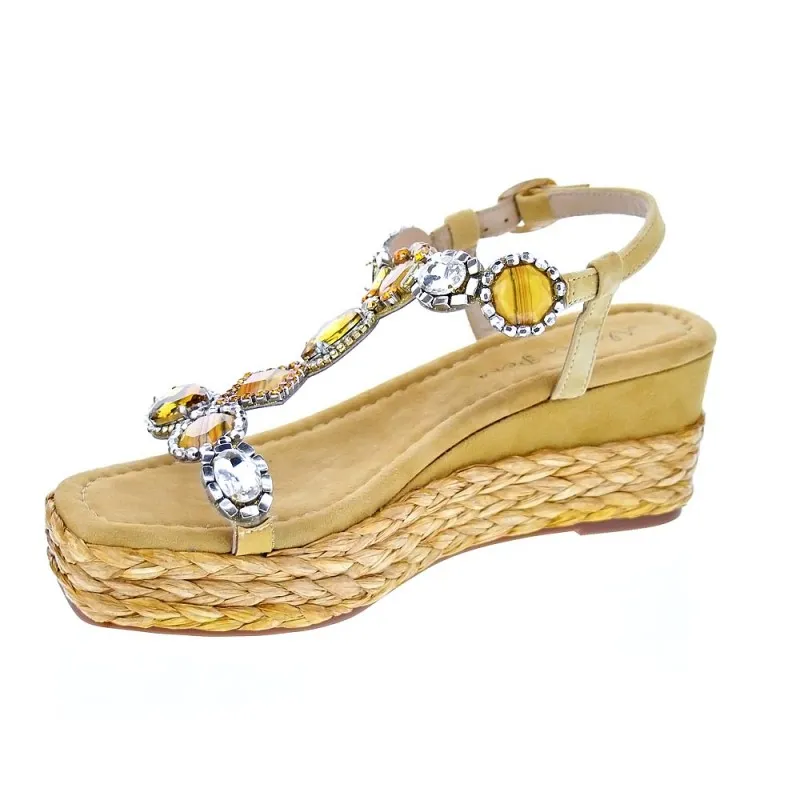 Alma en Pena Sandalias Mujer V22310 Amarillo
