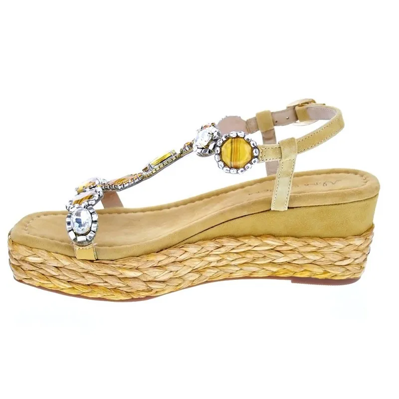Alma en Pena Sandalias Mujer V22310 Amarillo
