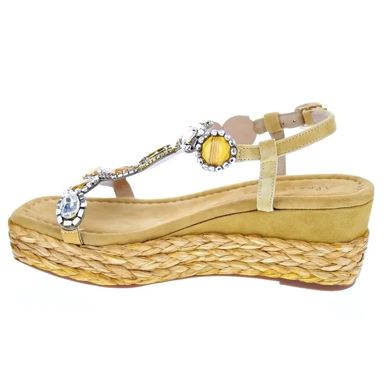 Alma en Pena Sandalias Mujer V22310 Amarillo