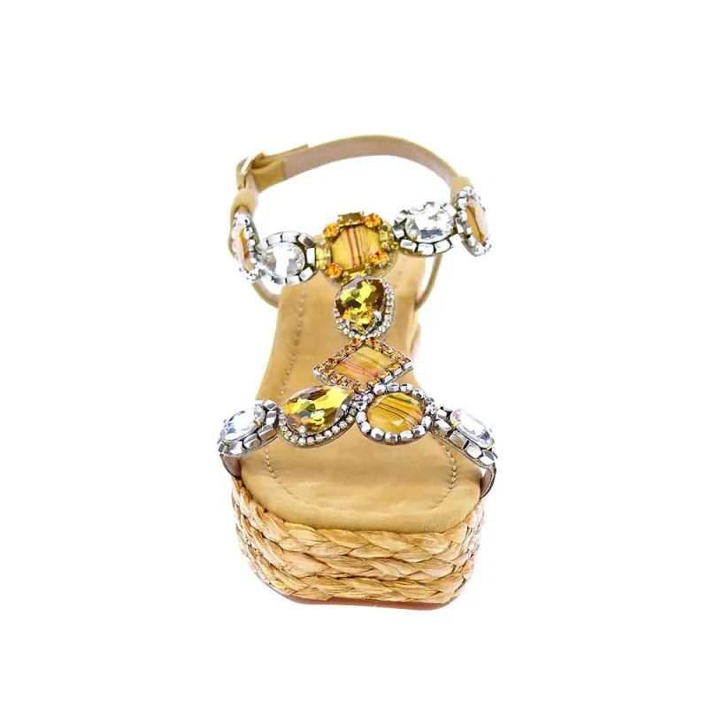 Alma en Pena Sandalias Mujer V22310 Amarillo