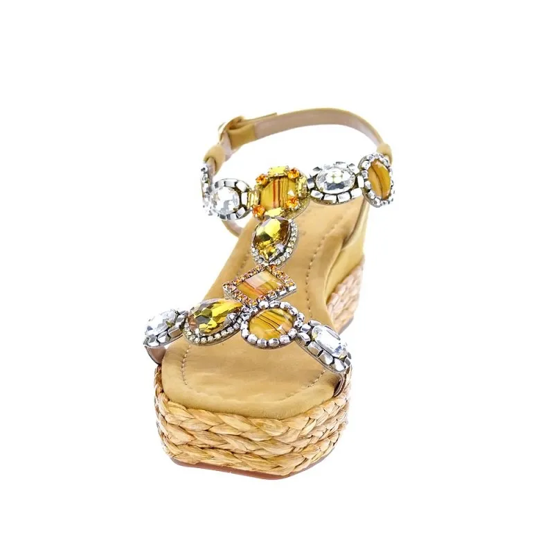 Alma en Pena Sandalias Mujer V22310 Amarillo