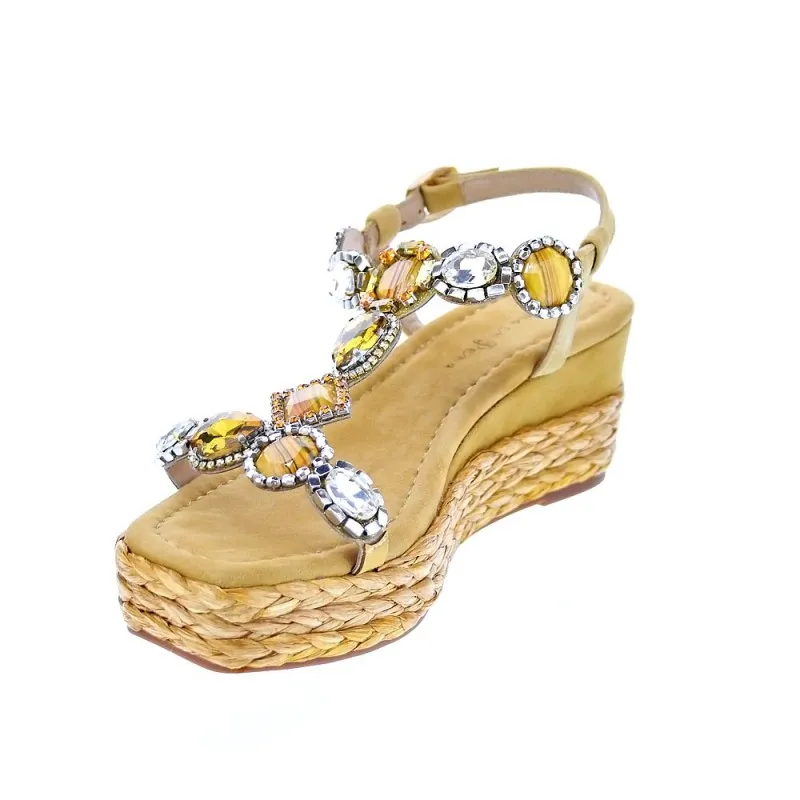 Alma en Pena Sandalias Mujer V22310 Amarillo