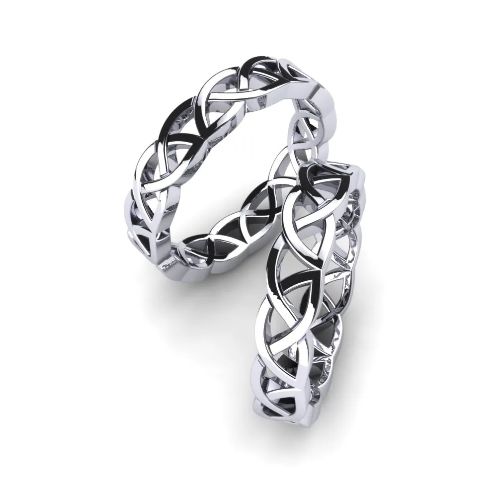 Anillo de boda Celtic Swirl