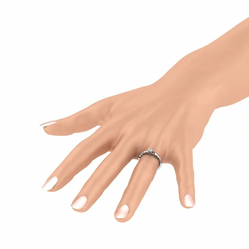 Anillo de compromiso Effie 0.16 crt