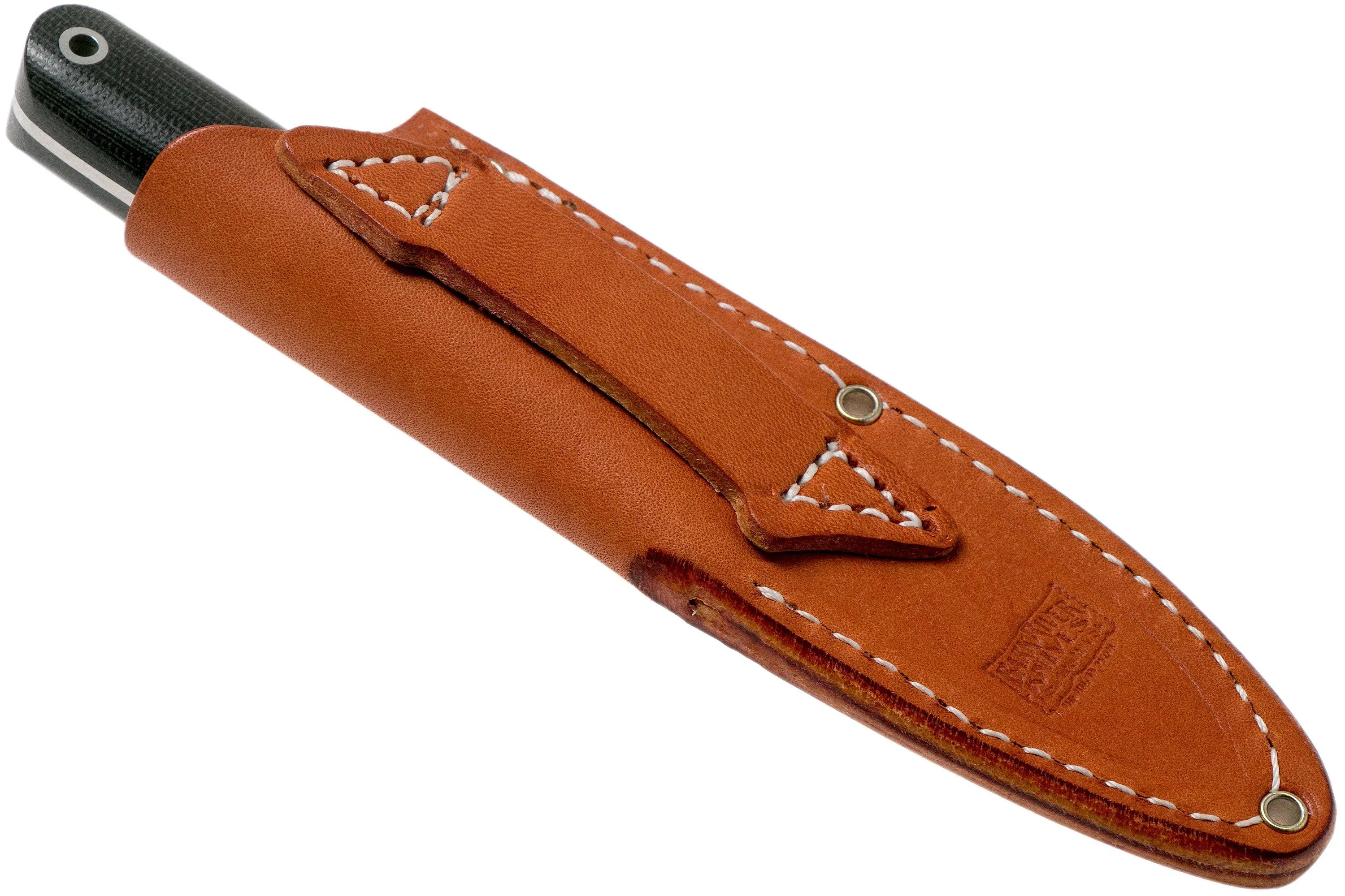 Bark River Mini Kephart CPM 3V, Black Canvas Micarta cuchillo bushcraft