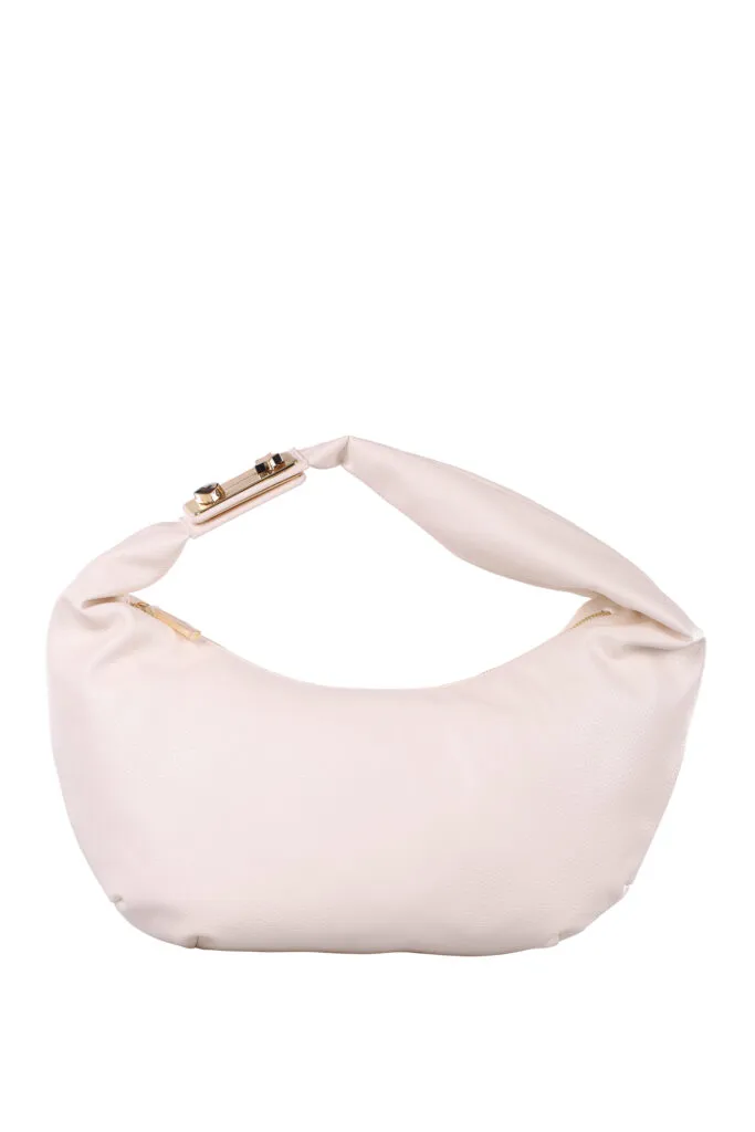Bolso latte con cierre magnético logo ojo y estrella