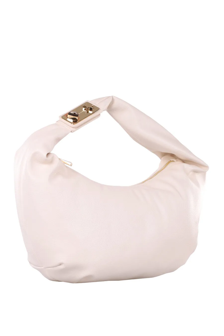 Bolso latte con cierre magnético logo ojo y estrella