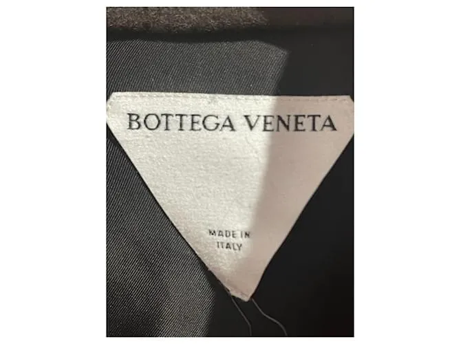 BOTTEGA VENETA Abrigos T.ÉL 40 Lana Castaño 