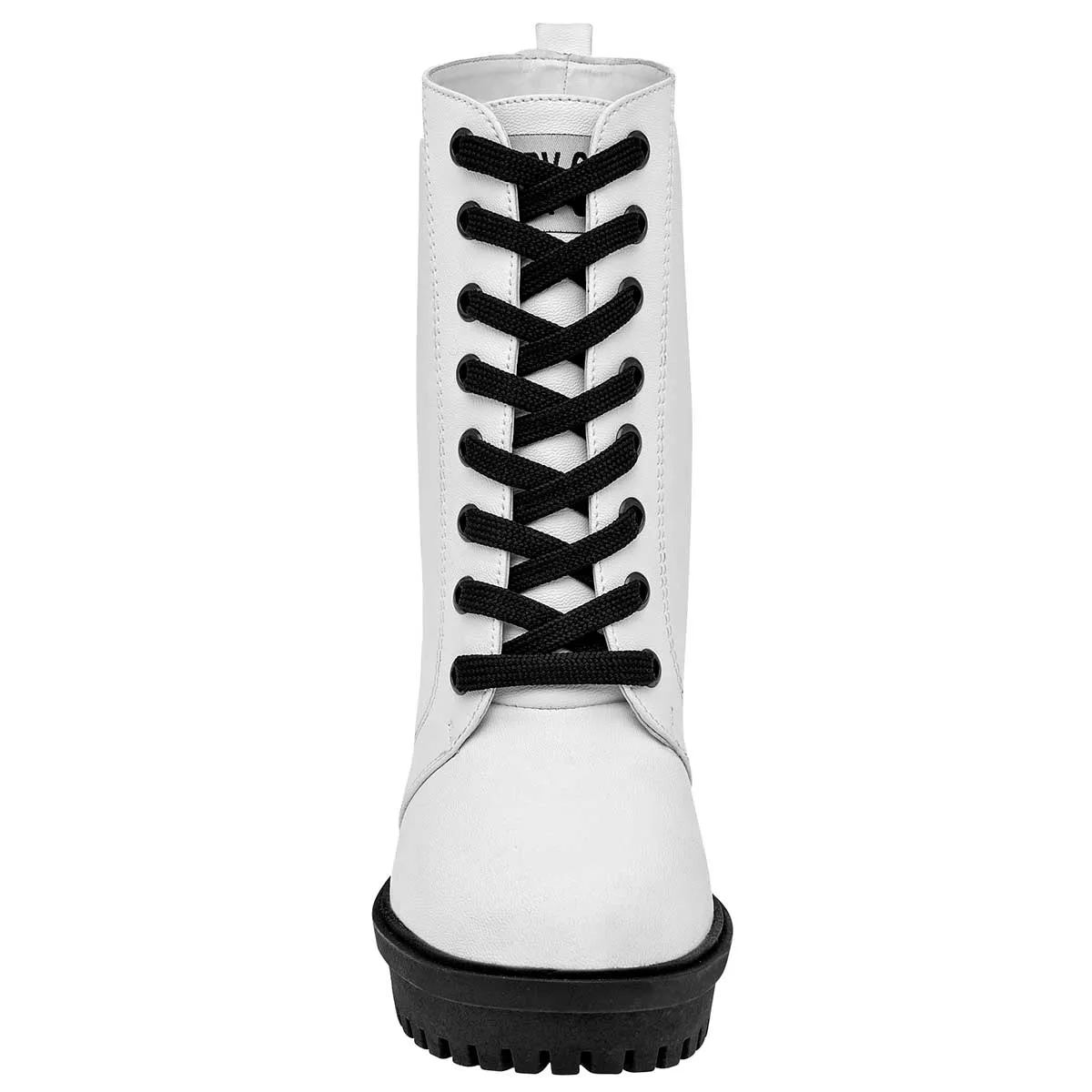 Botín con tacón Exterior Sintético Color Blanco Para Mujer De Baby Cats
