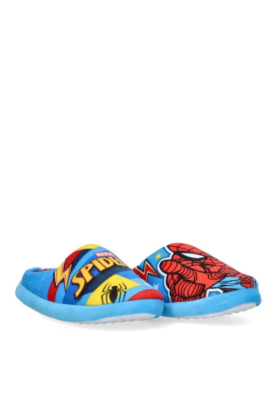 Bubble SM15540 Azul ZAPATILLA CASA SPIDERMAN Suela plana