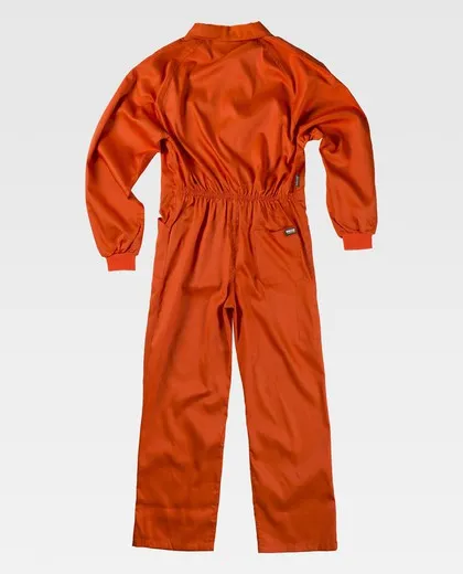 Buzo italiano cuello solapa manga ranglan Naranja