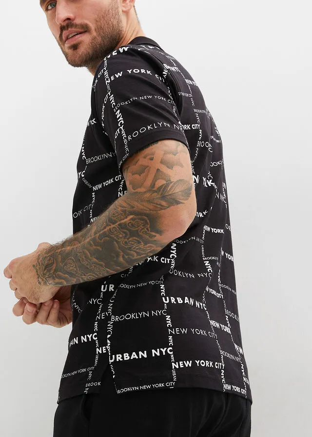 CAMISETA DE TIPO POLO NEGROBLANCO