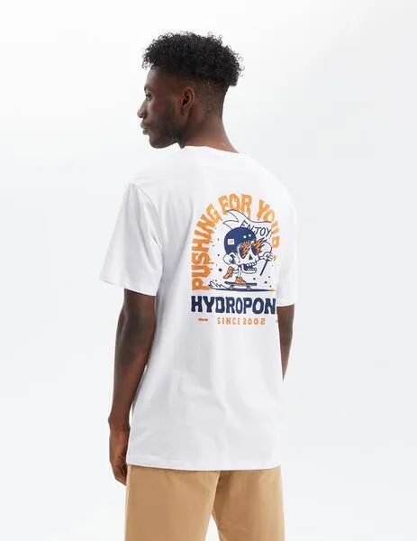 CAMISETA HYDROPONIC PUSHING  WHITE