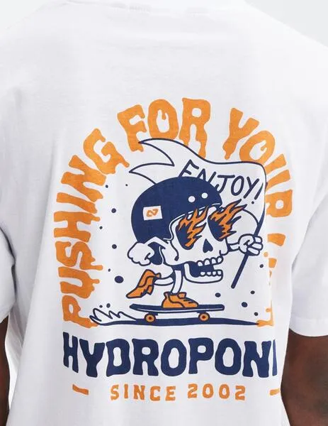 CAMISETA HYDROPONIC PUSHING  WHITE
