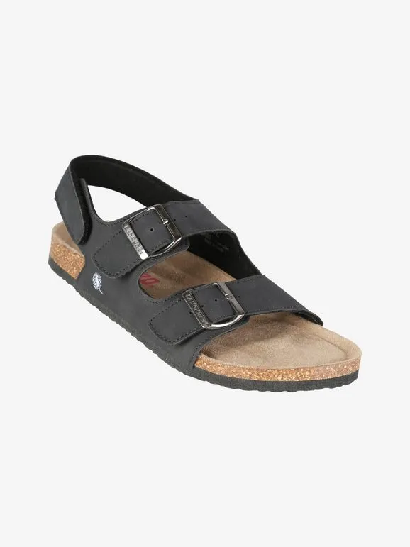 Canguro Sandalias de hombre con hebillas y tira de velcro.