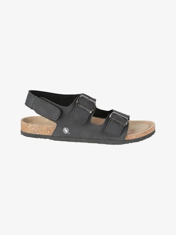 Canguro Sandalias de hombre con hebillas y tira de velcro.