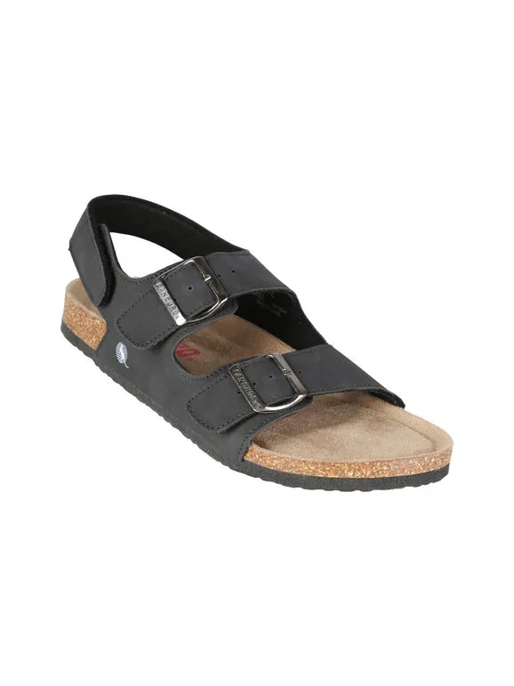 Canguro Sandalias de hombre con hebillas y tira de velcro.