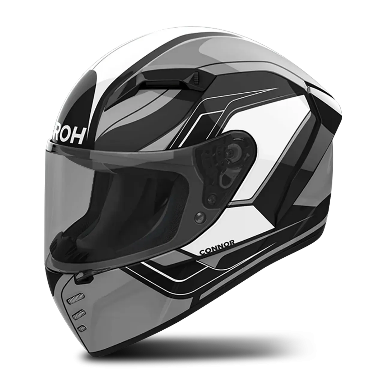 Casco Integral Airoh Connor Dunk Negro Brillante 