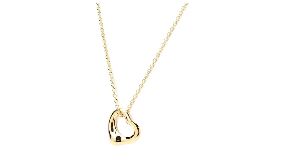 Collar en forma de corazón Elsa Peretti de Tiffany & Co. Dorado 