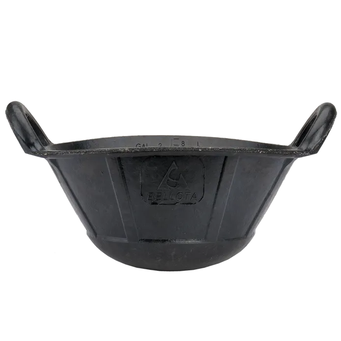 Cubo de caucho spart 9 litros negro