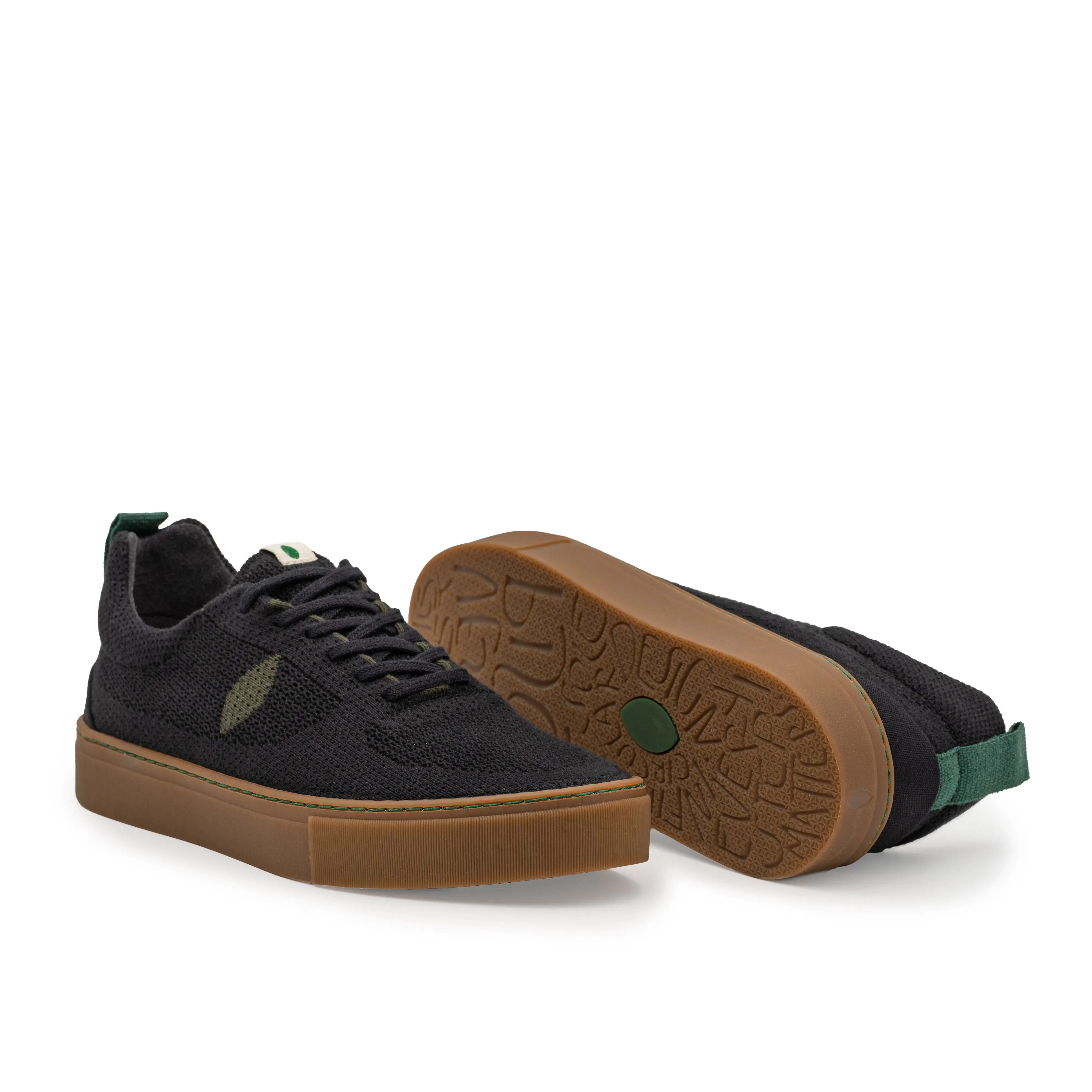 DA VINCI Zapatilla vegana negra DAV007
