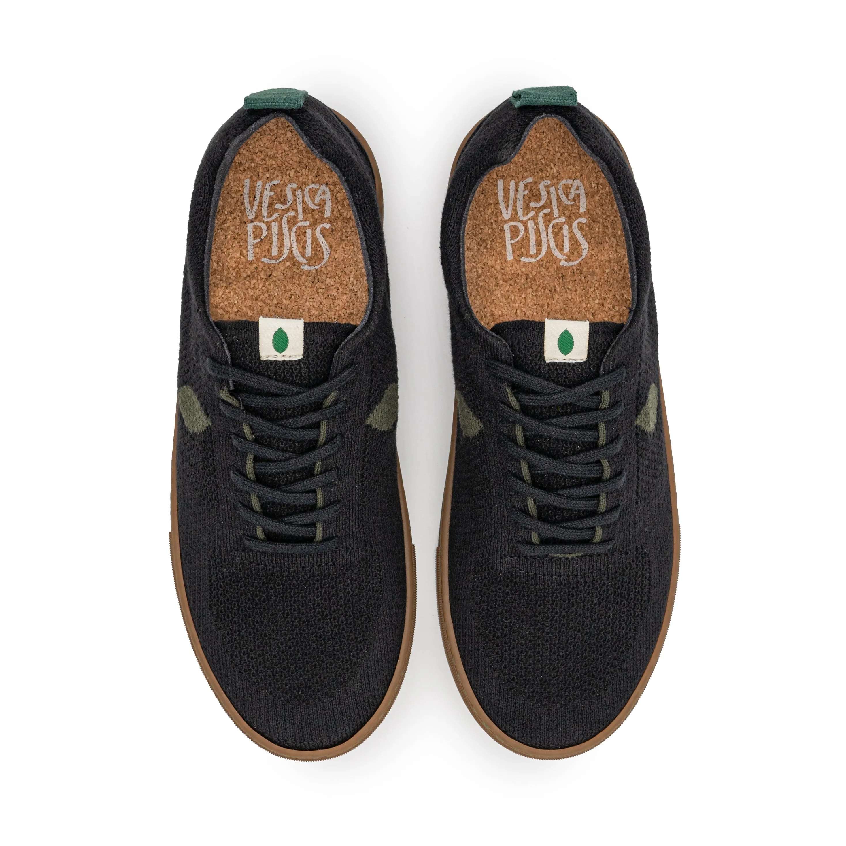 DA VINCI Zapatilla vegana negra DAV007