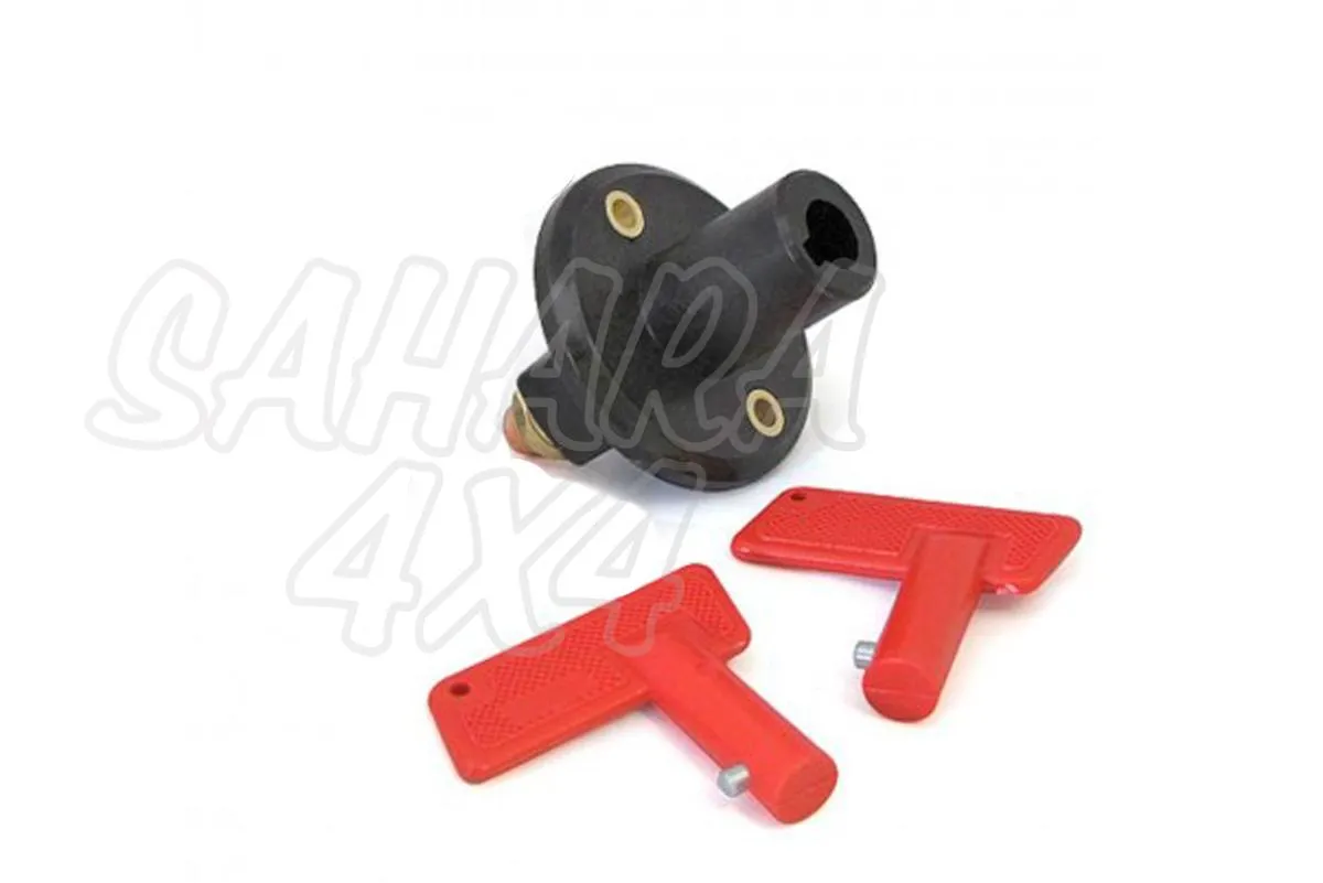 Desconectador de bateria 300 Amp. Rojo