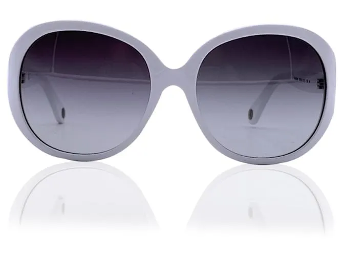 Dolce & Gabbana Gafas de sol D&G blancas de gran tamaño 3034 57/17 130 mm Blanco 