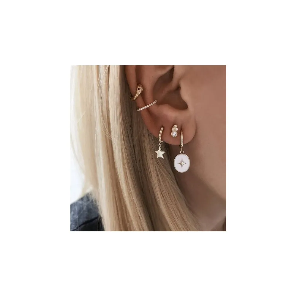 Ear Cuff Snake Oro