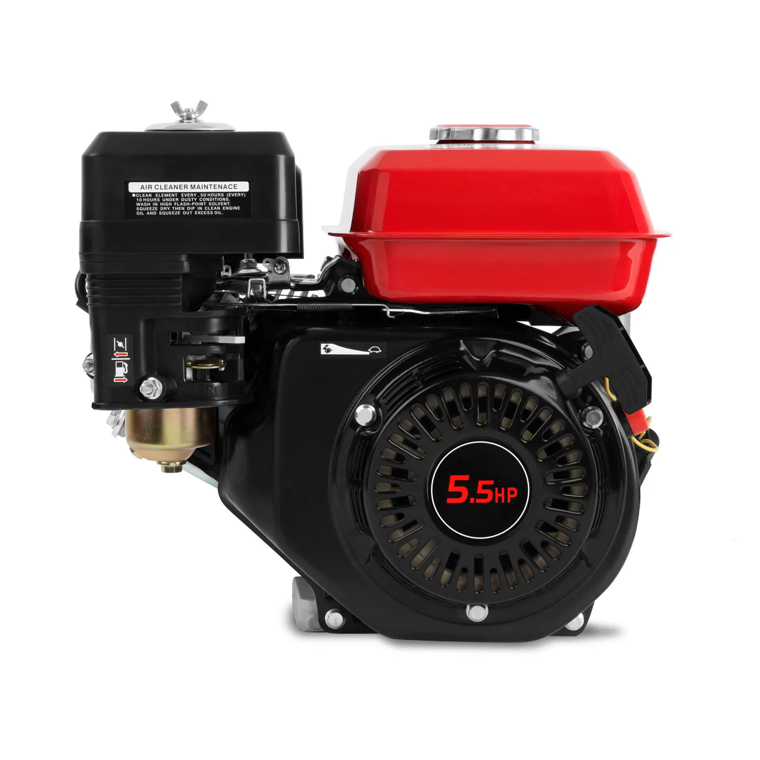 EBERTH Motor de gasolina 5,5 CV / 4,1 kW y 163 cc