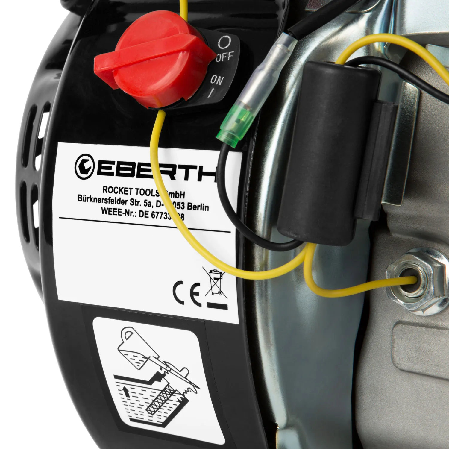 EBERTH Motor de gasolina 5,5 CV / 4,1 kW y 163 cc