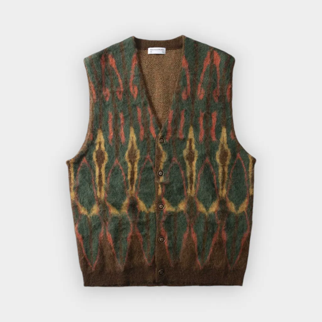 Edmmond – Chaleco de punto Nunak sweater brown
