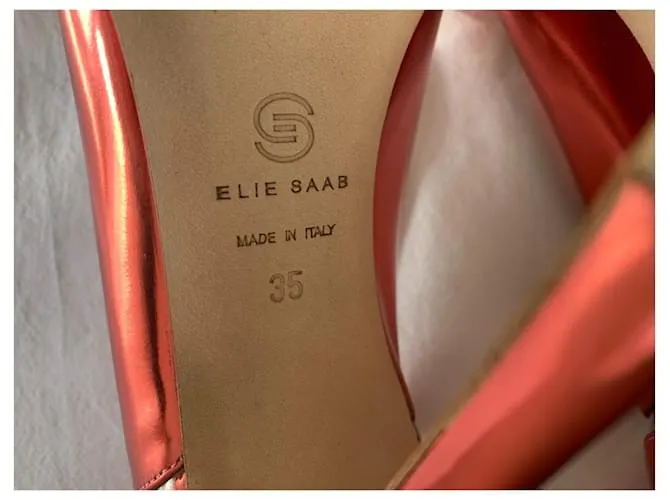 Elie Saab Tacones Rosa 