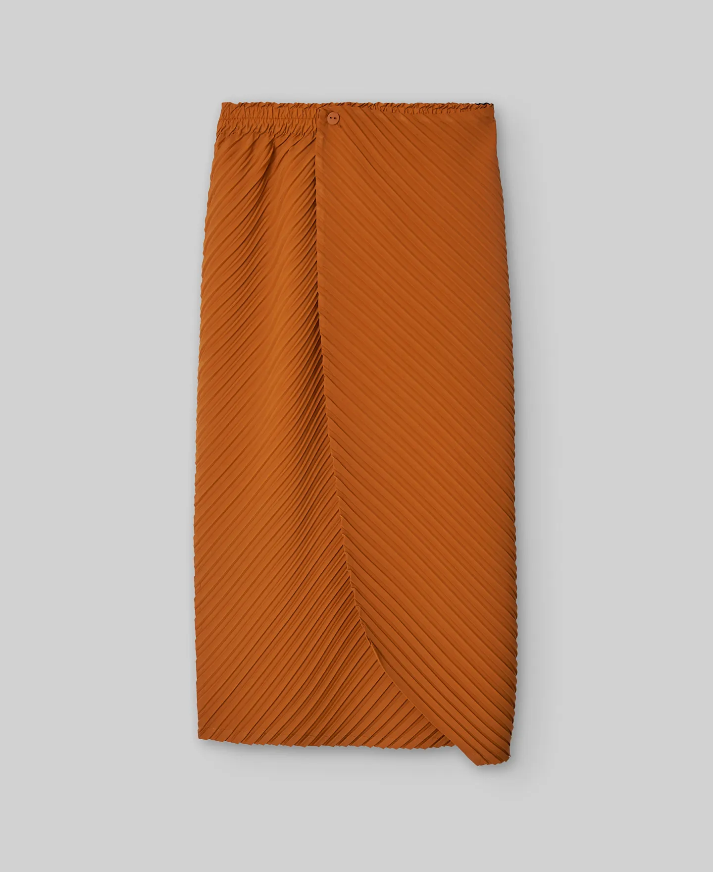 Falda crinkle delantero cruzado mujer
