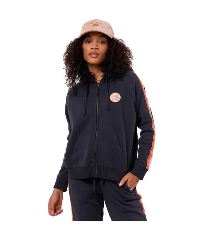 FULL ZIP STRIPED RIB