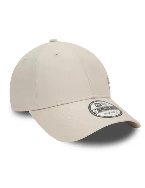 gorra new york yankees 9forty metallic beige unisex.