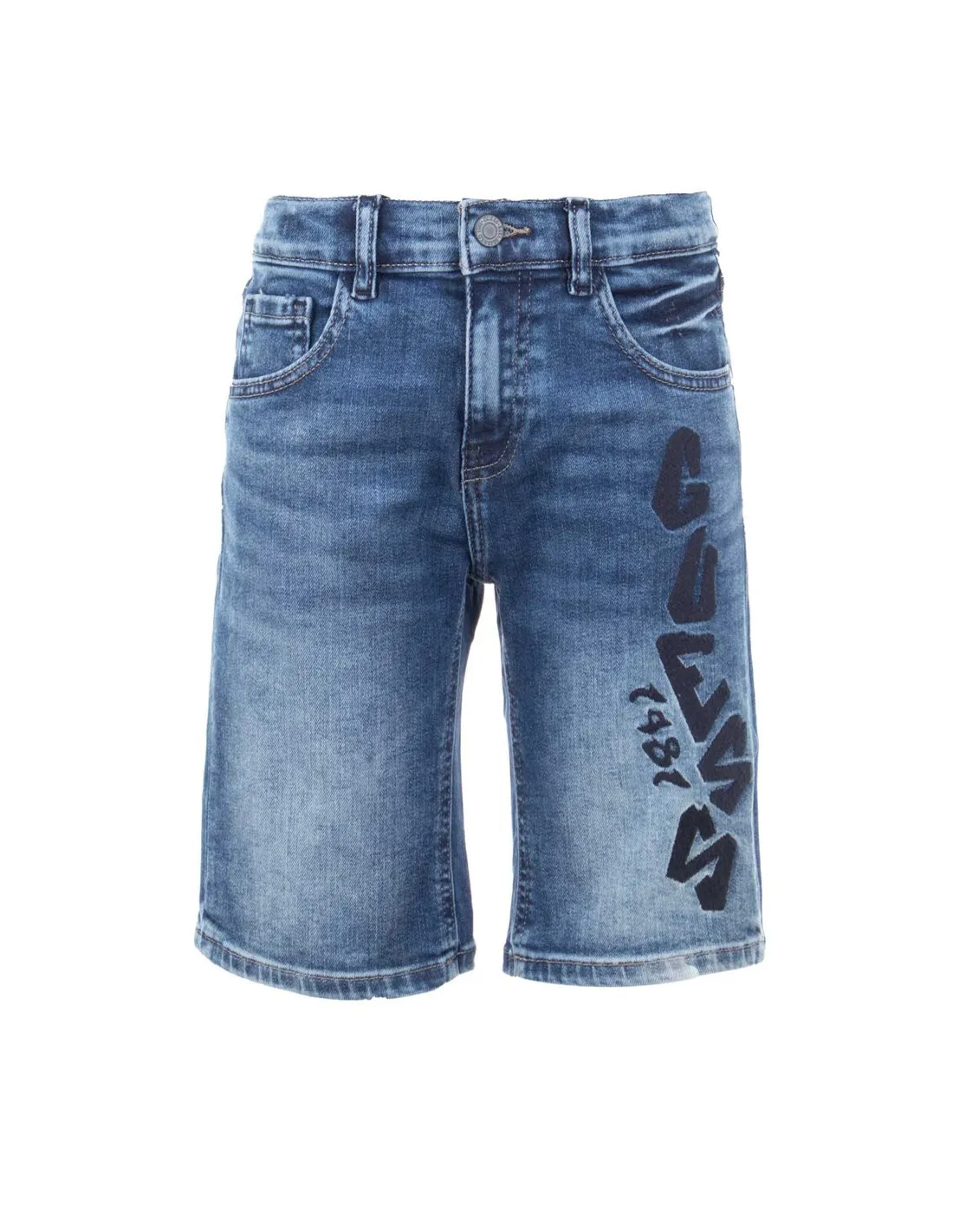 GUESS  SHORT AZUL DENIM L4GD18D4GV0 NIñO