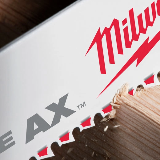 Hojas para madera con clavos incrustados The AXTM SAWZALL®