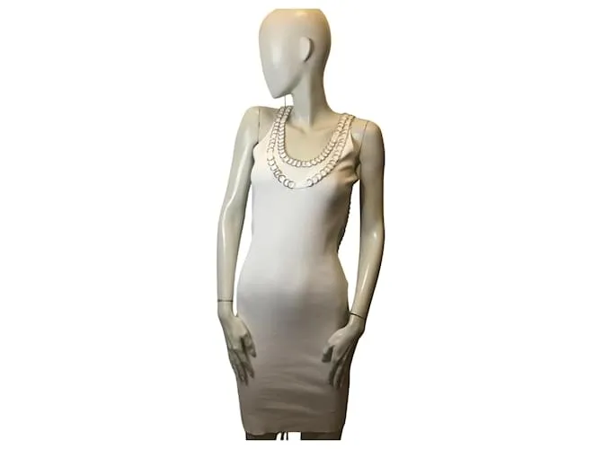 Irié Vestidos de cuello halter Irie Blanco 