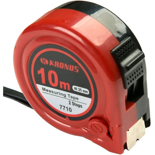 KRONUS  7710  FLEXóMETRO, BANDA ENMETAL, 10 M