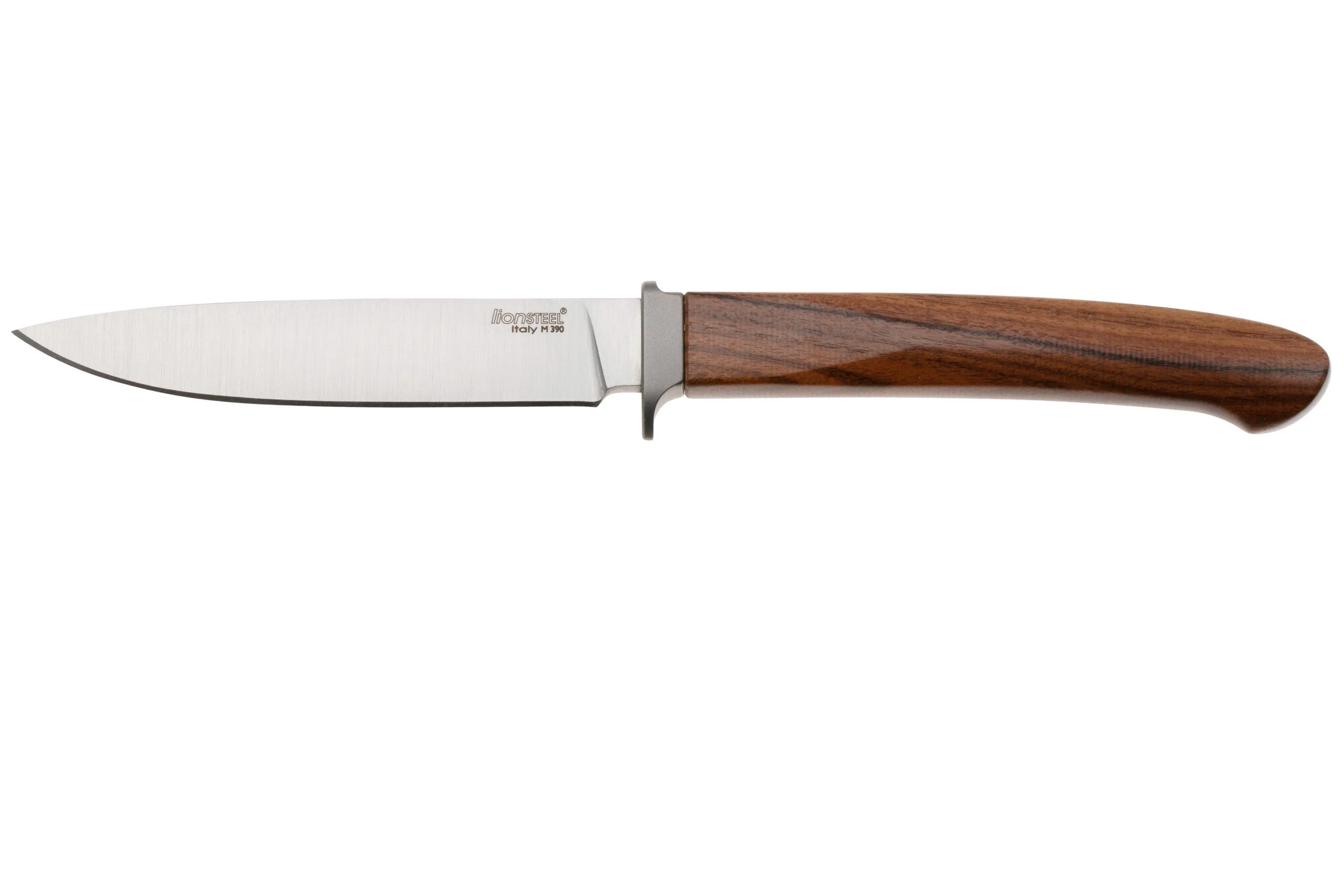 LIONSTEEL AGO AG1ST SANTOS WOOD, TITANIUM GUARD, CUCHILLO FIJO