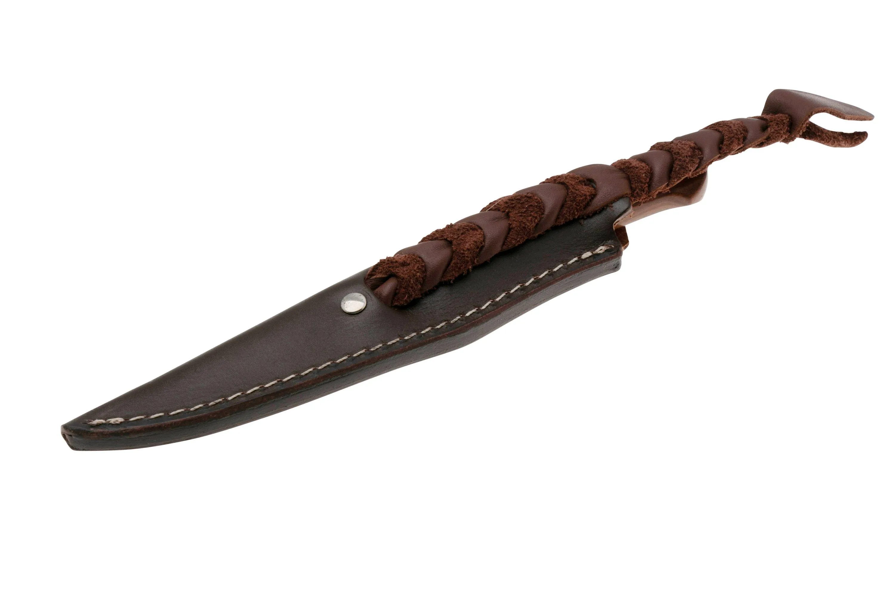 LIONSTEEL AGO AG1ST SANTOS WOOD, TITANIUM GUARD, CUCHILLO FIJO