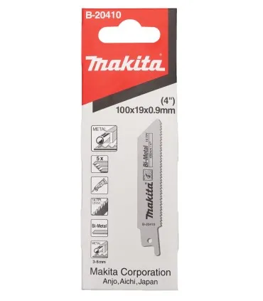 MAKITA Acc. Hoja Sable 100mm Metal 14TPI
