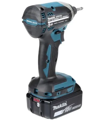 MAKITA BAT. ATORNILLADOR IMPACTO DTD153Z 170NM BL 18V LXT  NO INCLUYE BATERíAS NI CARGADOR